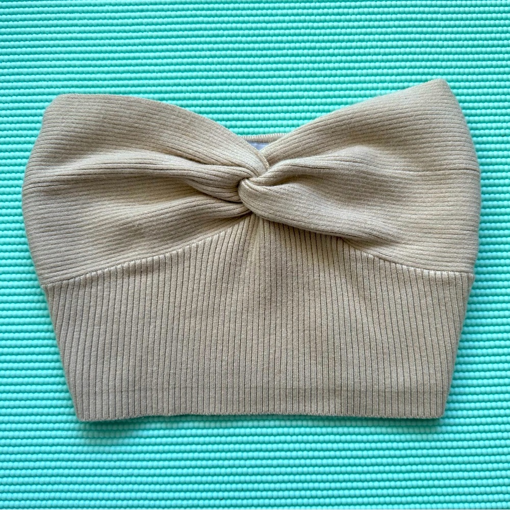 Princess Polly Kallista Twisted Bust TubeTop. Size XS/Small